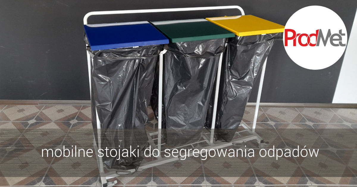 Otwieramy nową galerię naszych wyrobów - mobilne stojaki do segregowania odpadów.